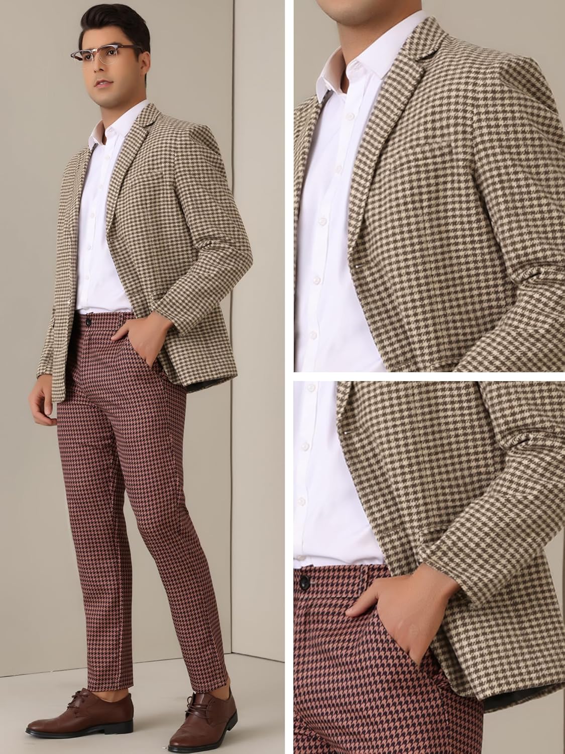 小紋　大島紬　証紙付き　手織り　純泥染　鱗　三角　幾何学　着物　075a d 小紋 大島紬 証紙付き 手織り 純泥染 鱗 三角 幾何学 着物 075a